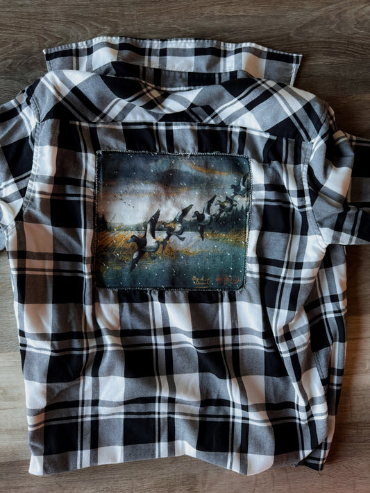 Plaid Bluebills in Flight Button Up [Fit: Medium]